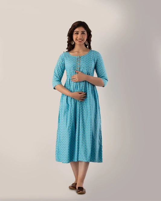 Sky Butti Maternity Kurta