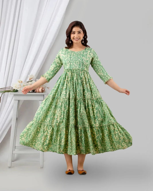 Light Green Maternity Dress