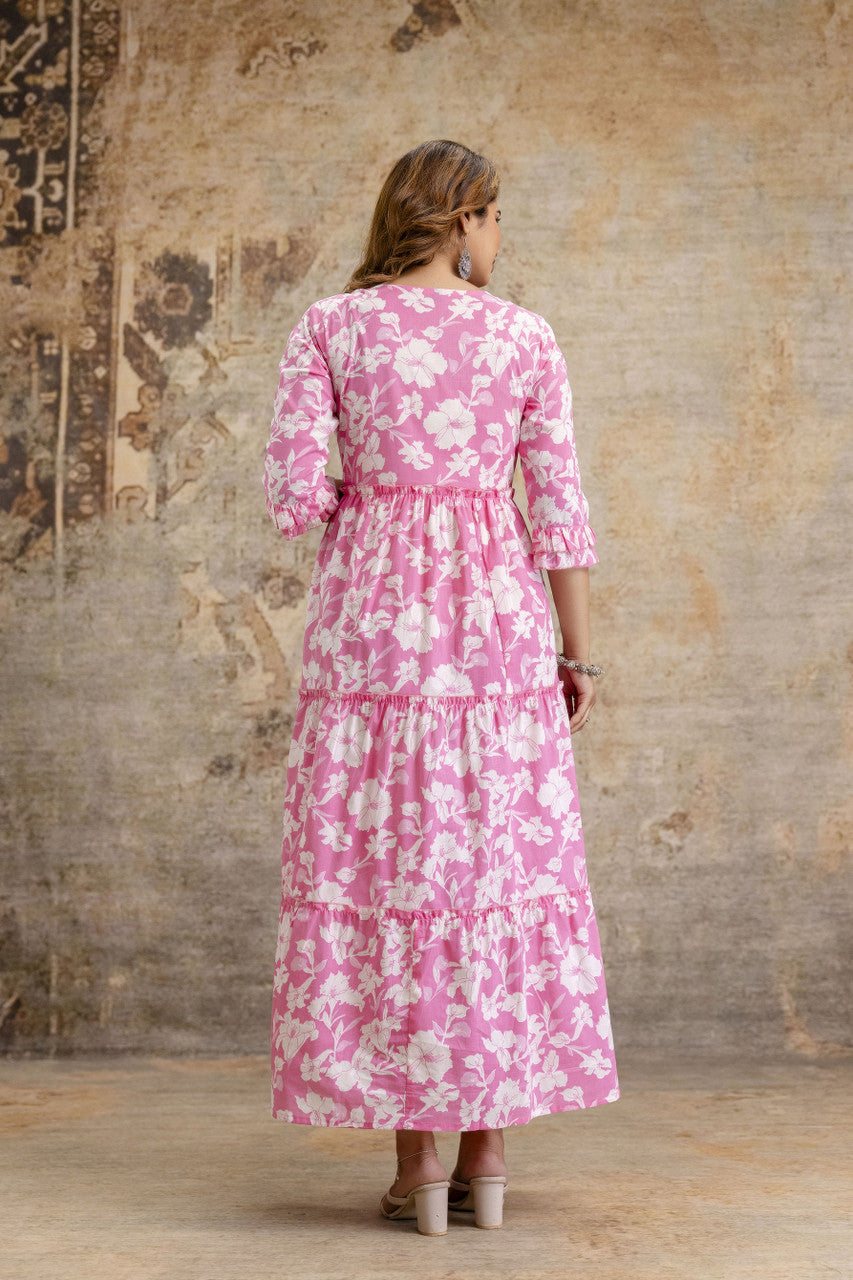 Pink kurta option — HENAL H433 — product photo 2