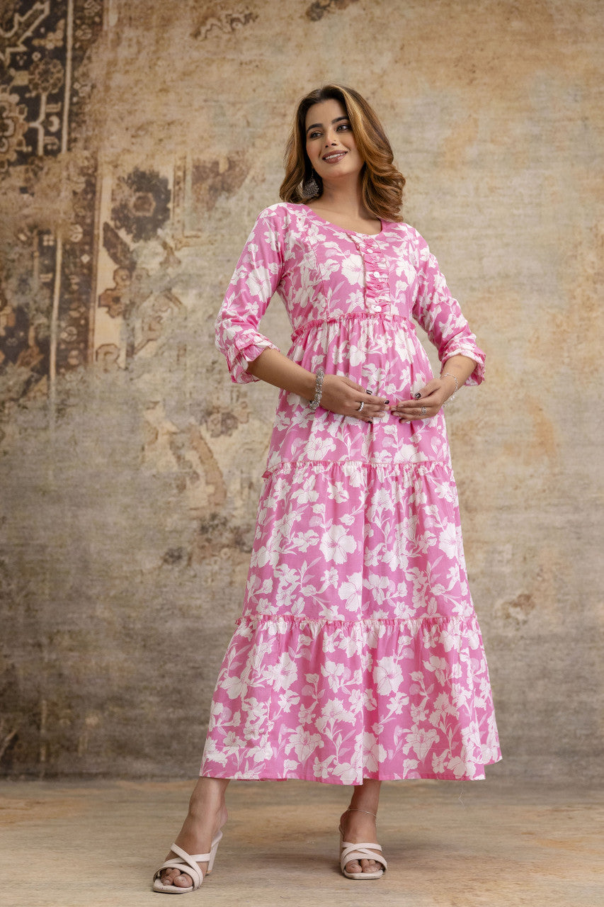 Pink kurta option — HENAL H433 — product photo 4