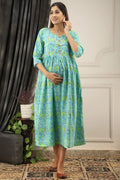 Printed Maternity Kurta & Gown (H233) — product image 1