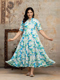 Henal Anarkali Gown (White)