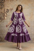 Floral & Polka-Dot Nursing Dress — product image 1